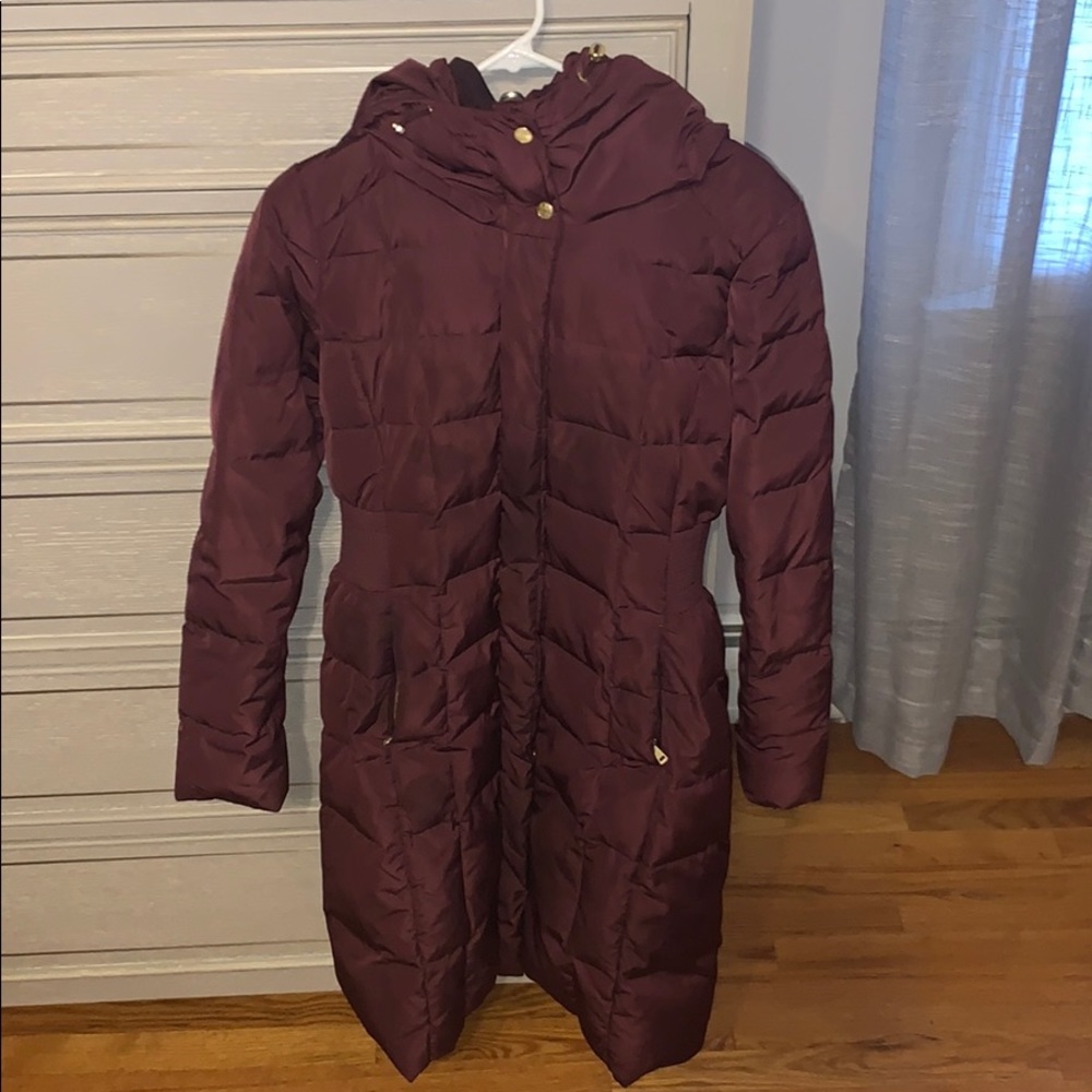 Cole Haan Box-Quilt Down Puffer Coat